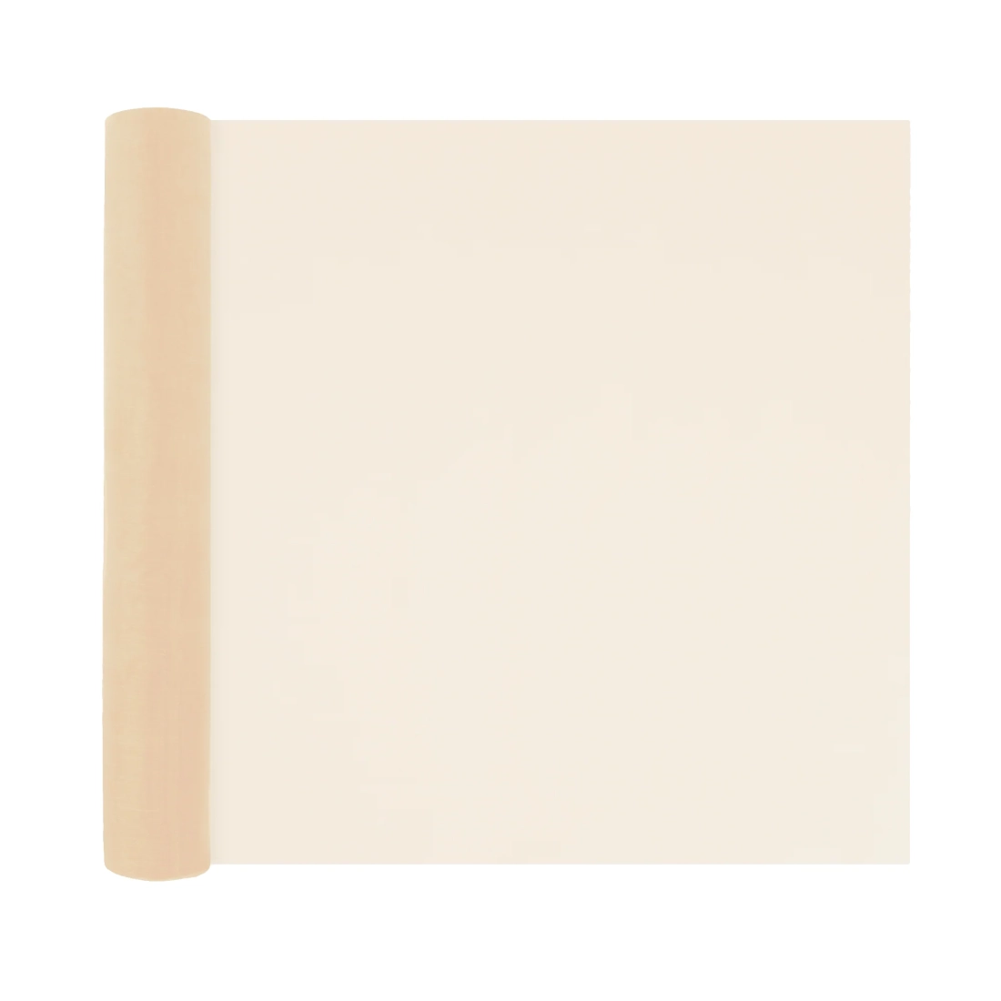 Party dekoratív organza, pezsgő színű, 36x900 cm