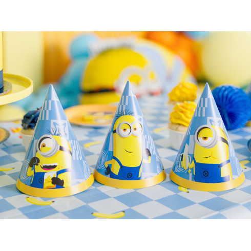Party klobúčiky Minions papierové mix 6 ks