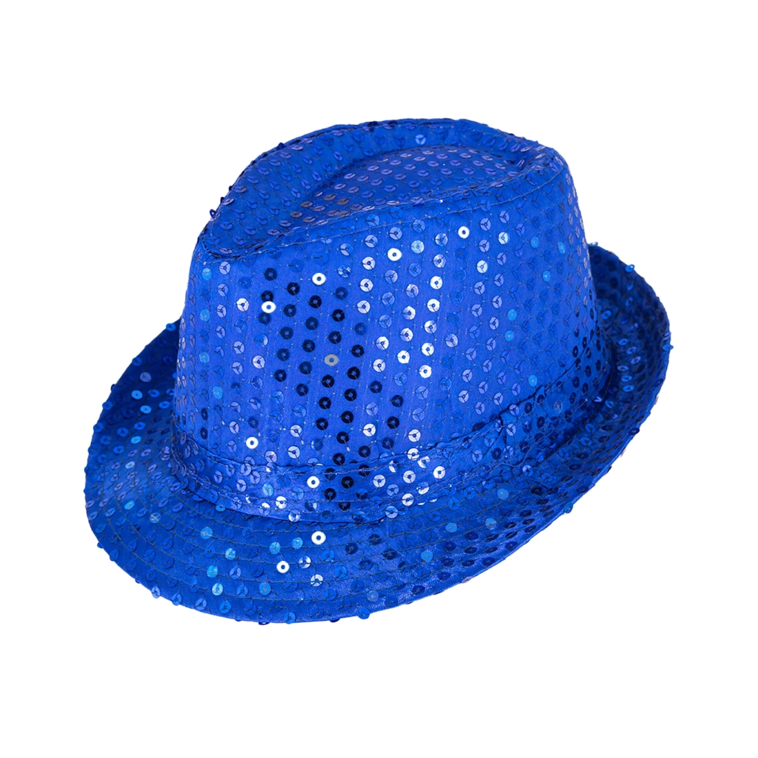 Party šešir s plavim šljokicama