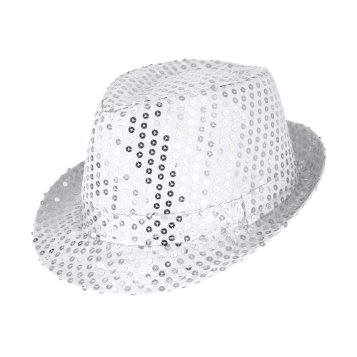 Csillogó ezüst party kalap