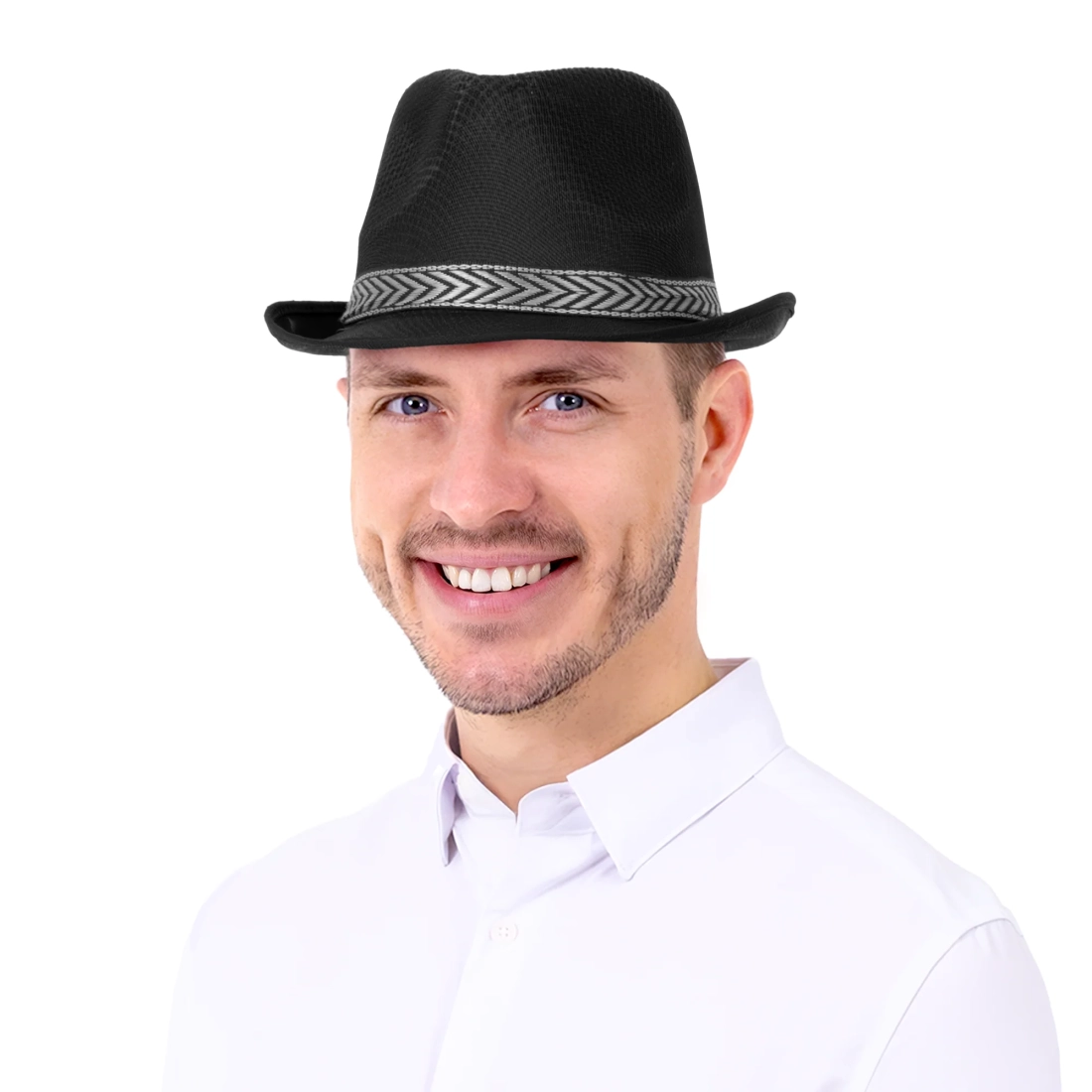 Party šešir trilby crni