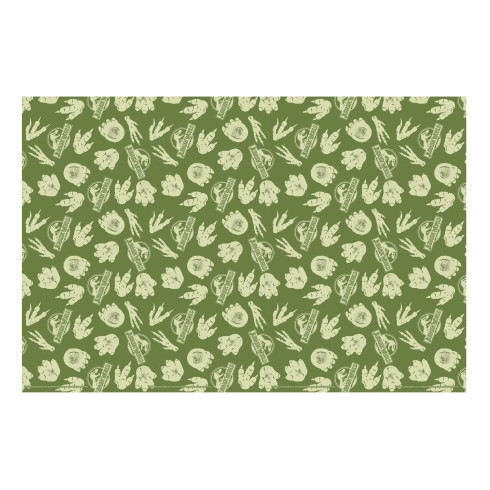 Jurassic World zöld papír party terítő 180×120 cm