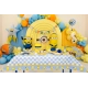 Party obrus papierový Minions 180x120 cm modro žltý