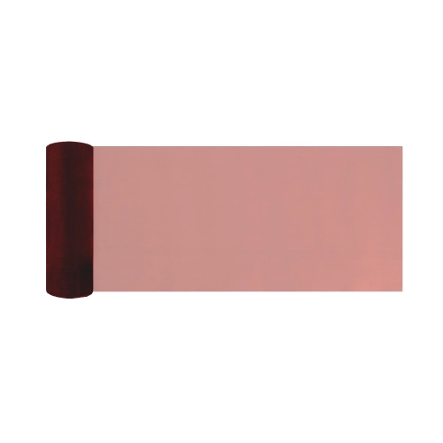 Decorațiune din organza pentru petrecere, bordo, 16x900 cm