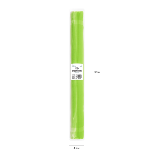 Party organza dekorácia zelená 36x900 cm