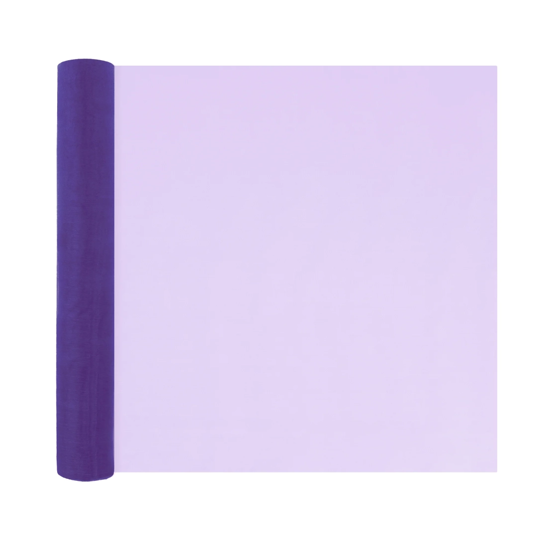 Party sima organza, lila, 36x900 cm dekoráció