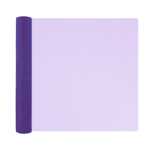 Party organza hladká fialová 36x900 cm dekorácia