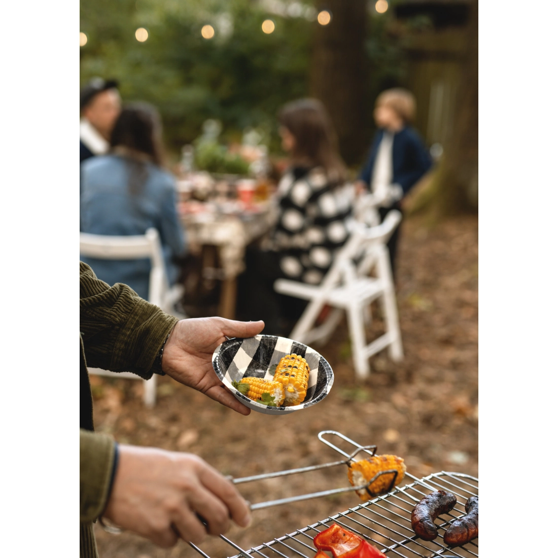 Party papirnate skodelice karo mix, 6 kos