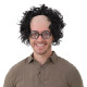 Party lasulja s plešo, črni lasje, univerzalna velikost