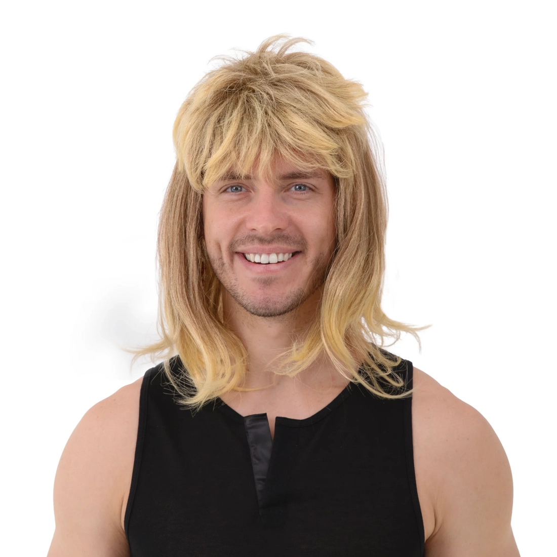 Party perika srednje duge kose s šiškama, plava