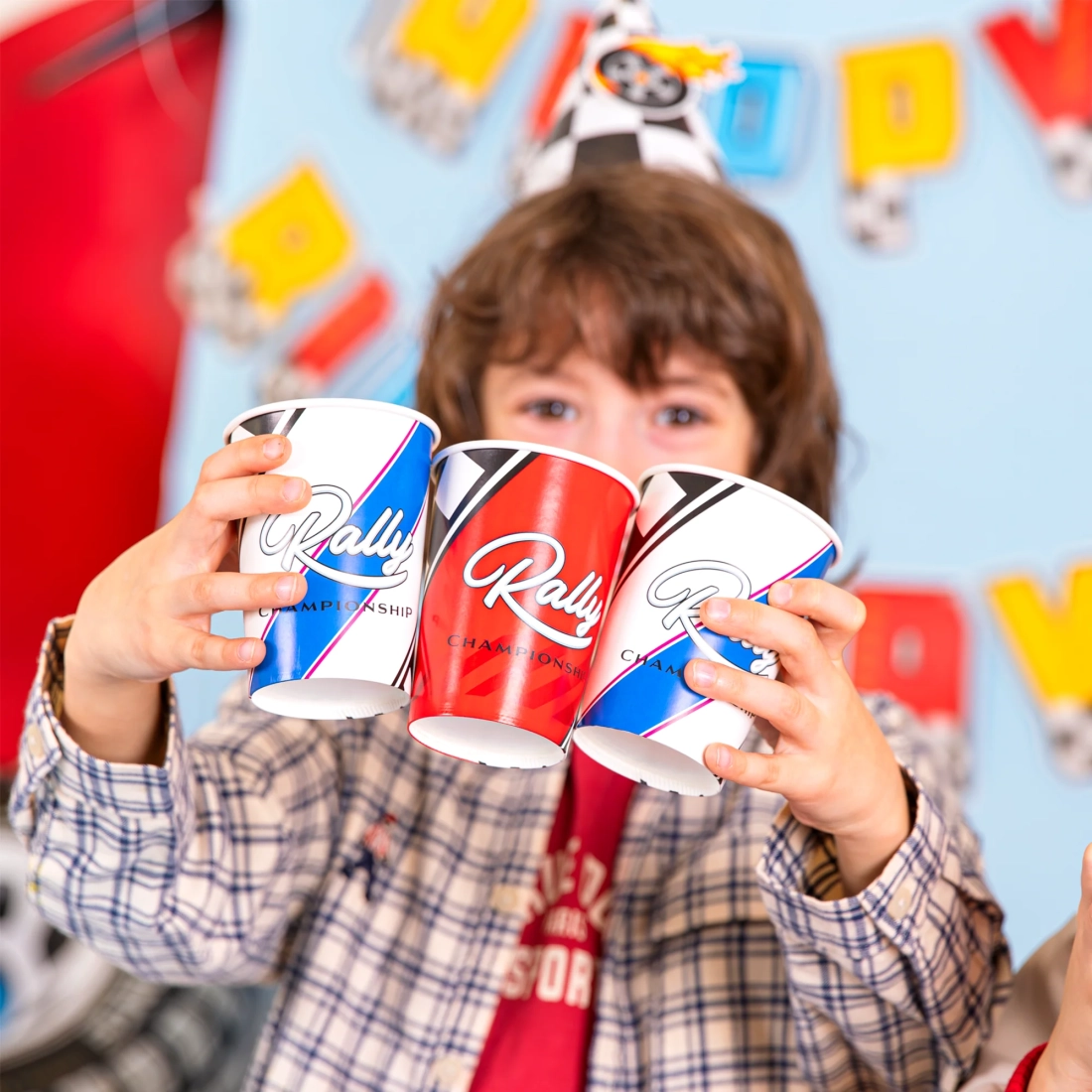 Party poháre Race On 270 ml 6 ks