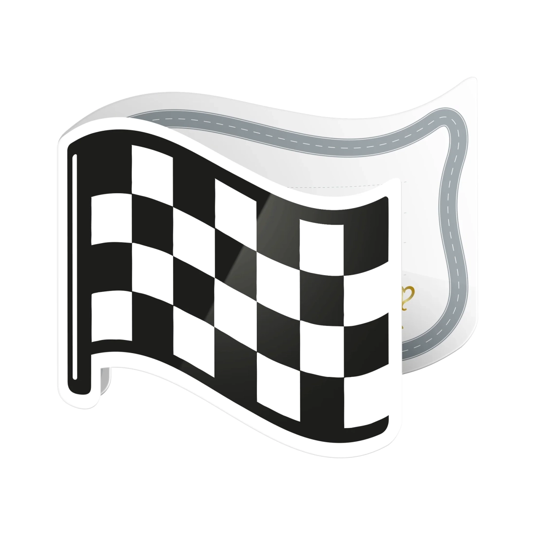 Party pozvánky Race On vlajky 6 ks