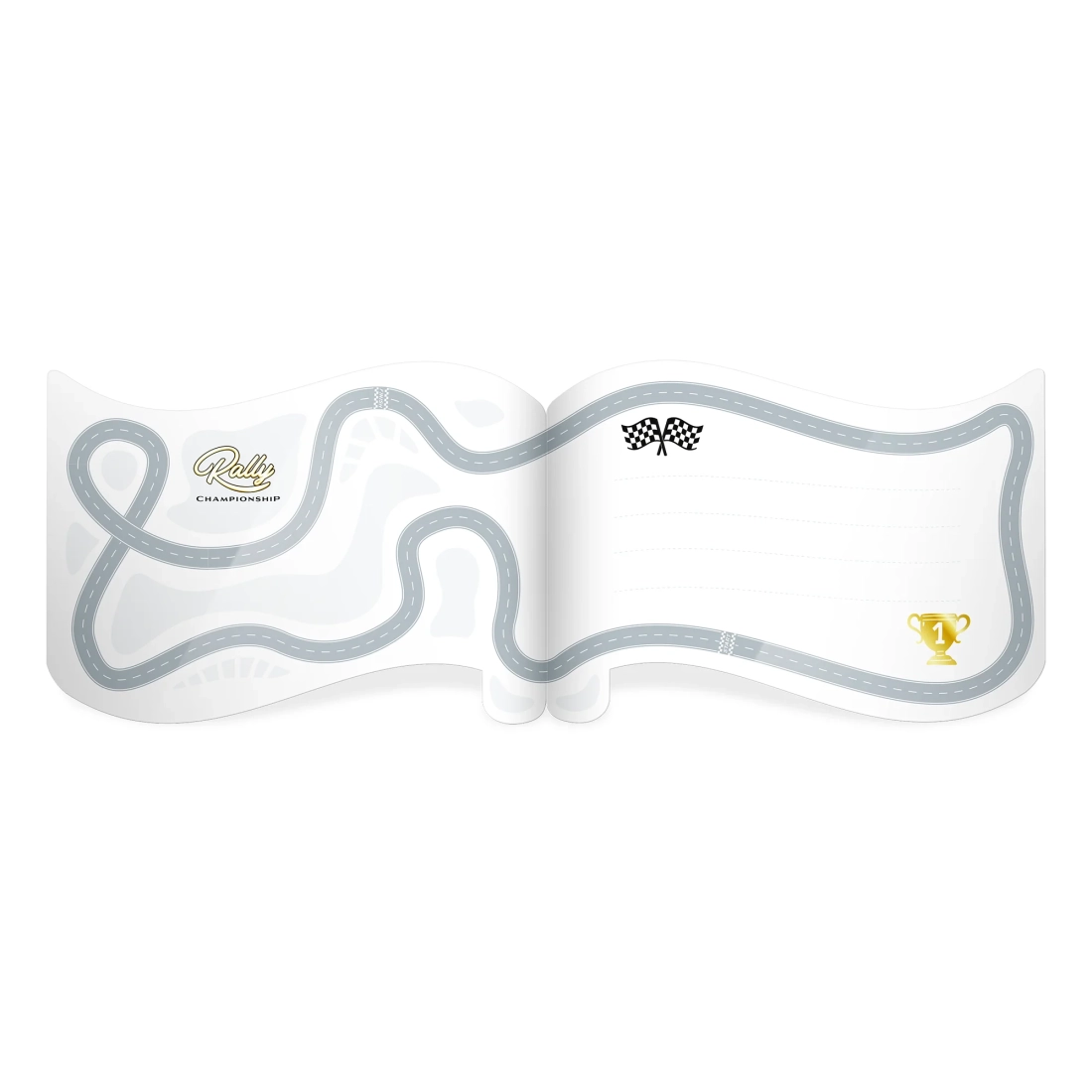 Party pozvánky Race On vlajky 6 ks