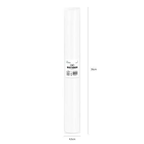 Party satenasti trak beli 36x900 cm dekoracija