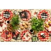 Papirnate party serviete BBQ 33 x 33 cm, 20 kosov, mix