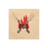 Papirnate party serviete BBQ 33 x 33 cm, 20 kosov, mix