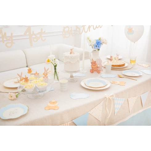 Party prtički medvedek Baby, 10 kos