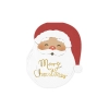 Papirnati party prtički Santa Claus, mešane barve, 12 kos
