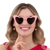 Party sunčane naočale srce koraljne plastične