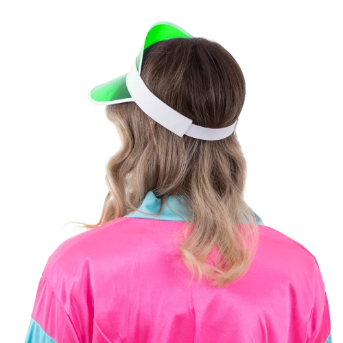 Party sunčani šilt PVC zeleni univerzalni