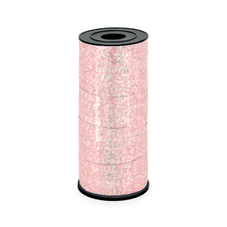 Party holografická brokátová stuha rose gold 92 m