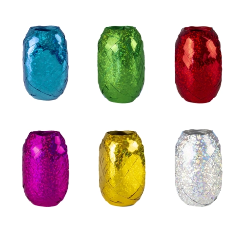 Panglică de petrecere holografică, mix de culori, 10 m