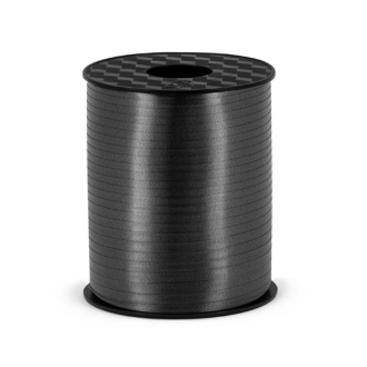 Party stuha plastová čierna 225 m