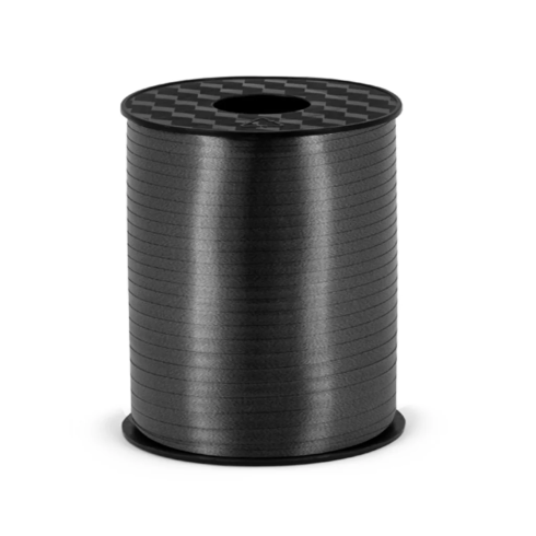 Party stuha plastová čierna 225 m