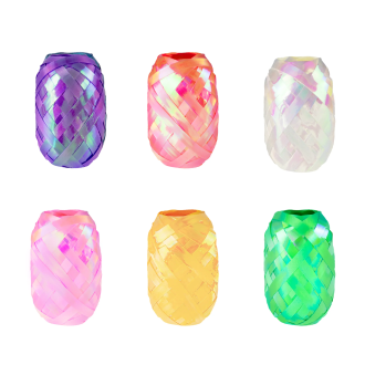 Party plastová opalizující stuha mix barev 10 m