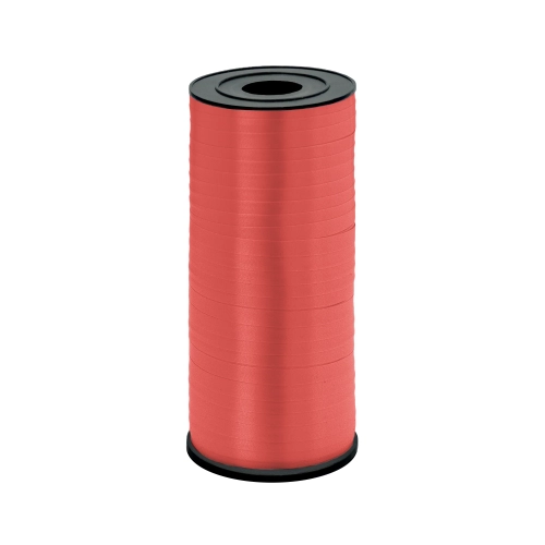 Panglică de petrecere din plastic, roșu deschis, 92 m