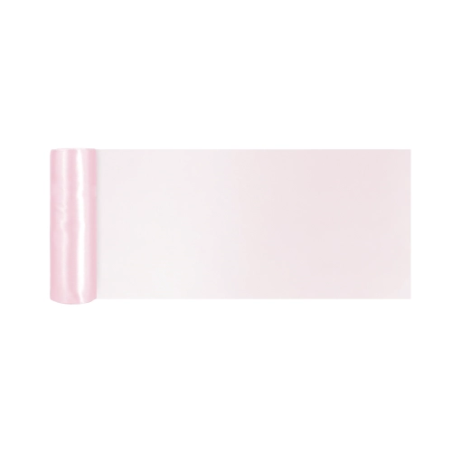 Panglică de petrecere satinată roz deschis 16x900 cm