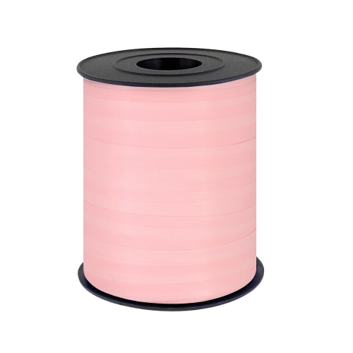 Panglică decorativă din plastic, roz pastel, 225 m