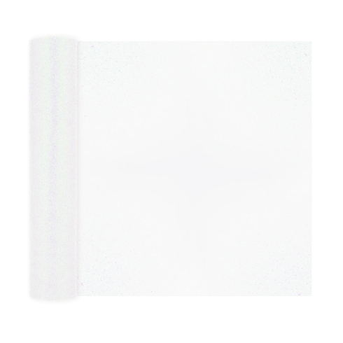 Party tyl dekorácia trblietavá biela 30x900 cm