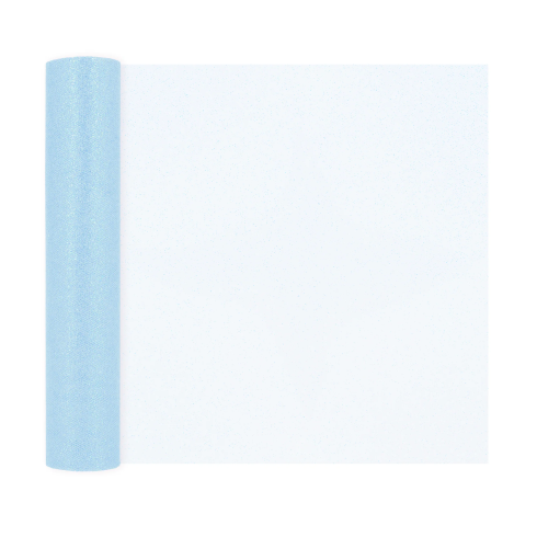 Party tyl trblietavý svetlomodrý 30x900 cm dekorácia