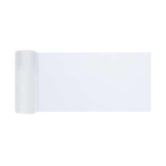 Party tylová dekorácia biela 15x900 cm