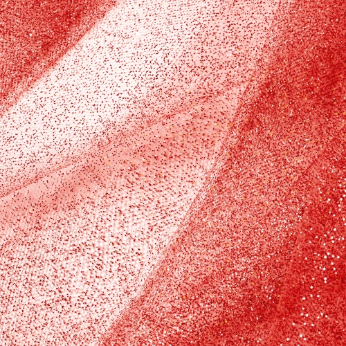 Decorațiune party din tul cu brocart, roșu, 15x900 cm