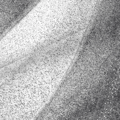 Party tylová dekorácia čierna s trblietkami 30x900 cm