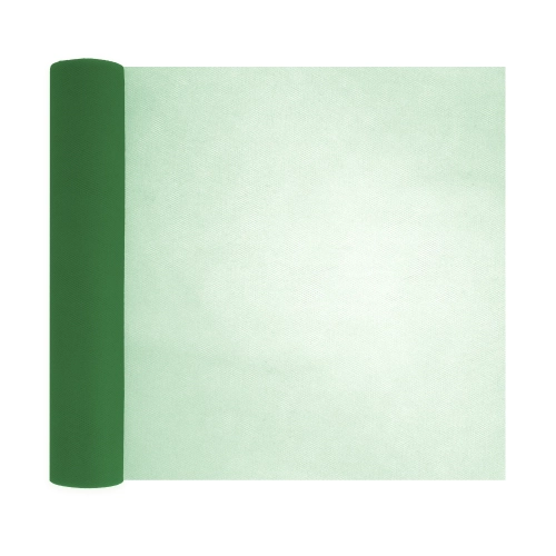 Decorațiune party din tulle neted 30x900 cm verde sticlă