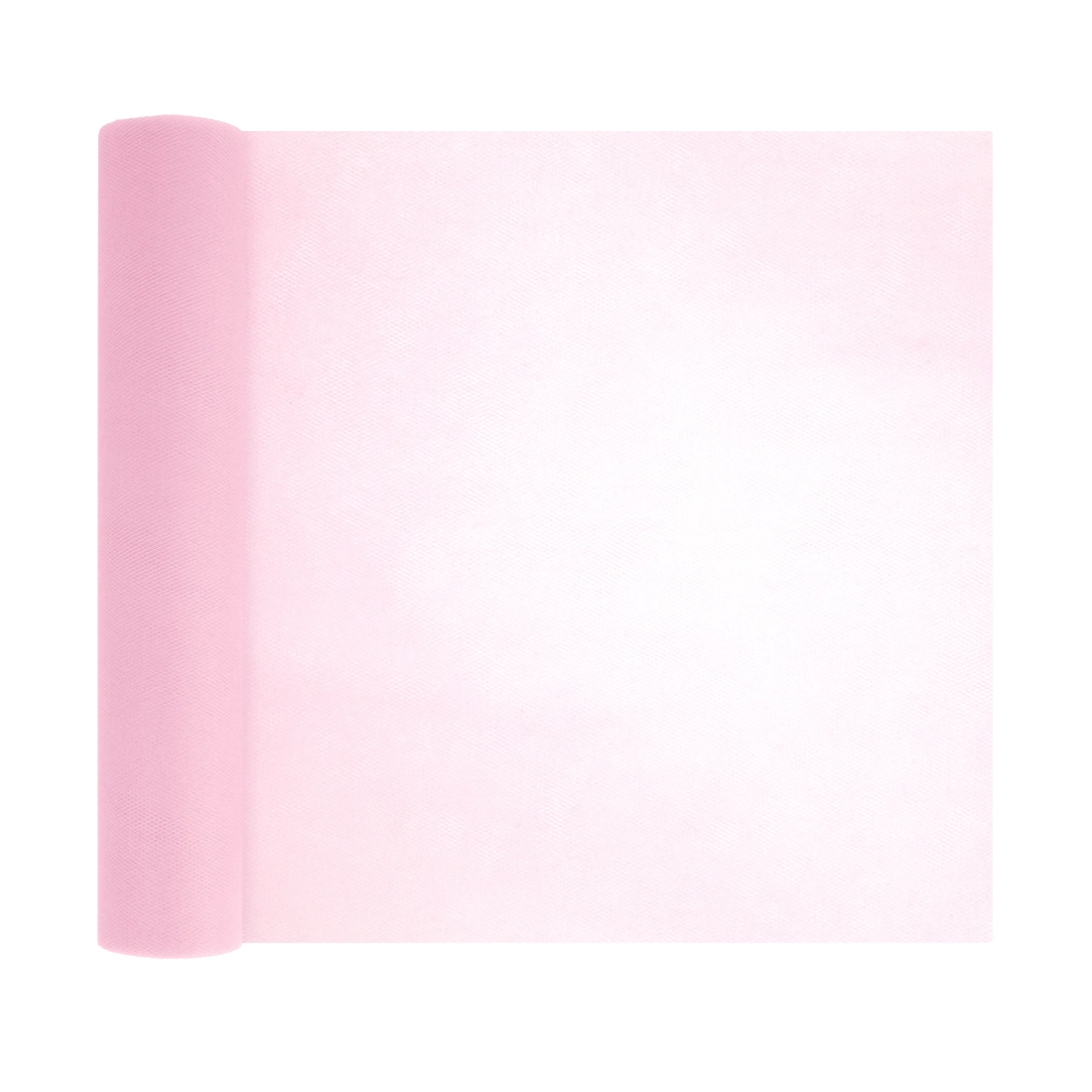 Party sima tüll dekoráció 30x900 cm púder sötét rózsaszín