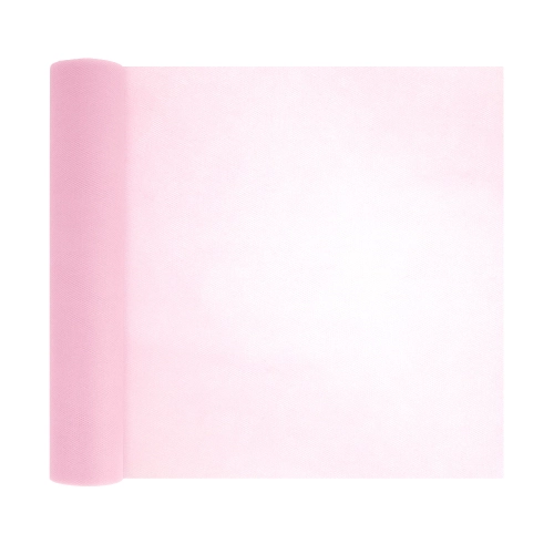 Party til dekoracija gladka 30x900 cm pudrasto temno roza