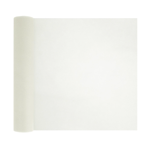 Decorațiune Party din tulle neted ecru 30x900 cm