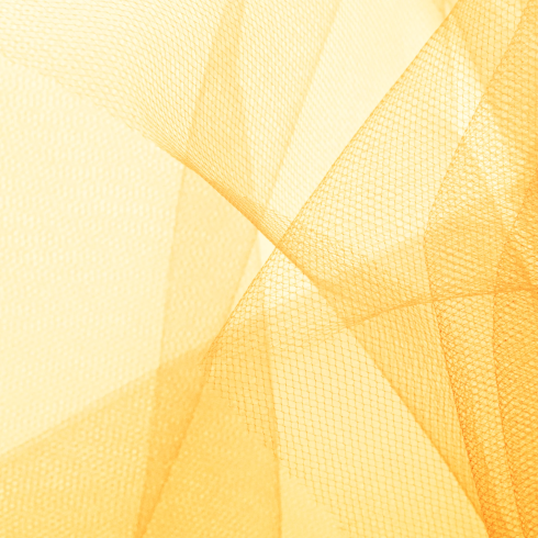 Party tylová dekorácia hladká žltá 30x900 cm