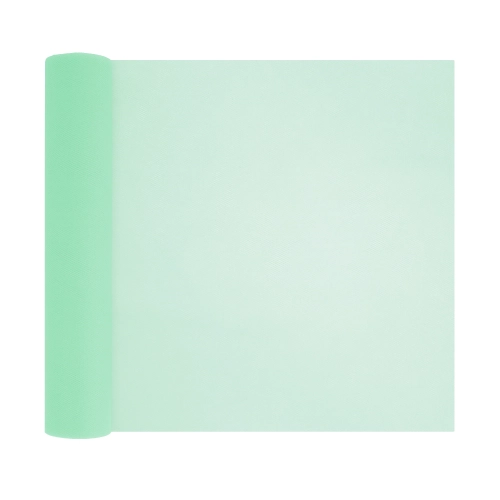 Decorațiune din tul mint pentru petrecere 30x900 cm
