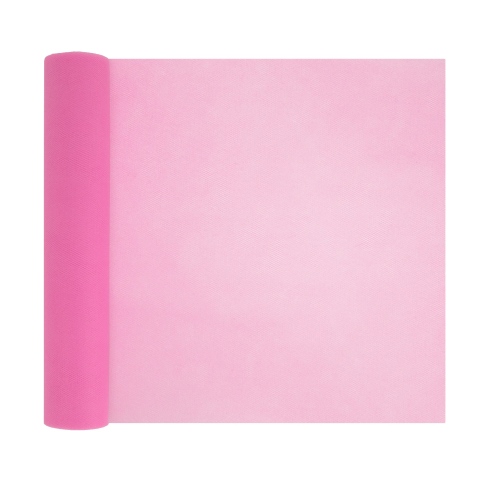 Party tylová dekorácia ružová 30x900 cm