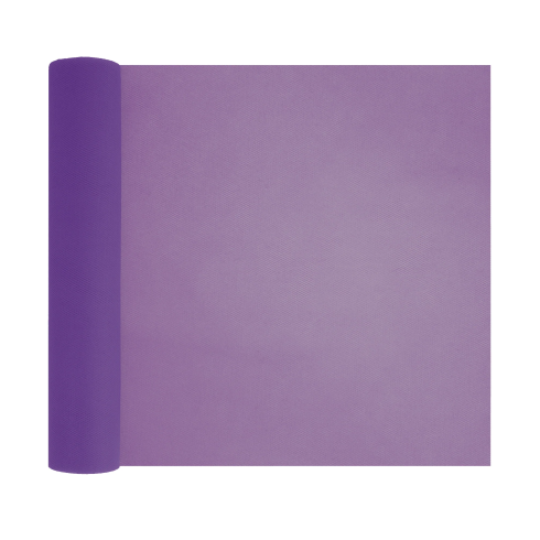 Party tylová dekorácia tmavofialová 30x900 cm