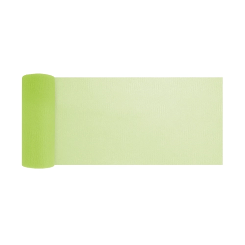 Decorațiune party din tiul verde 15x900 cm