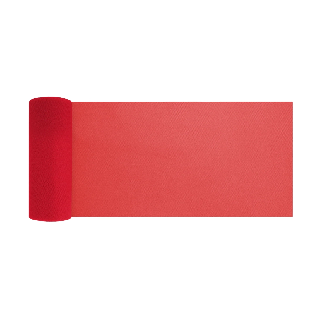 Party piros tüll szalag 15x900 cm függő dekoráció