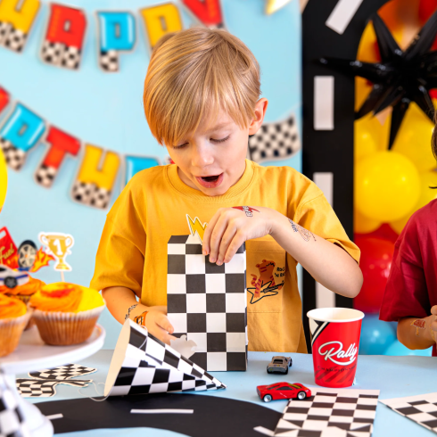 Party vrecúška na cukríky Race On 6 ks