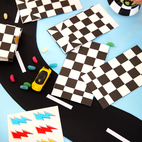 Party vrecúška na cukríky Race On 6 ks