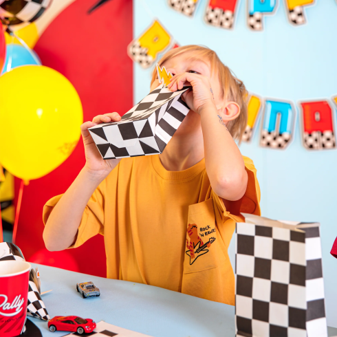 Party vrecúška na cukríky Race On 6 ks